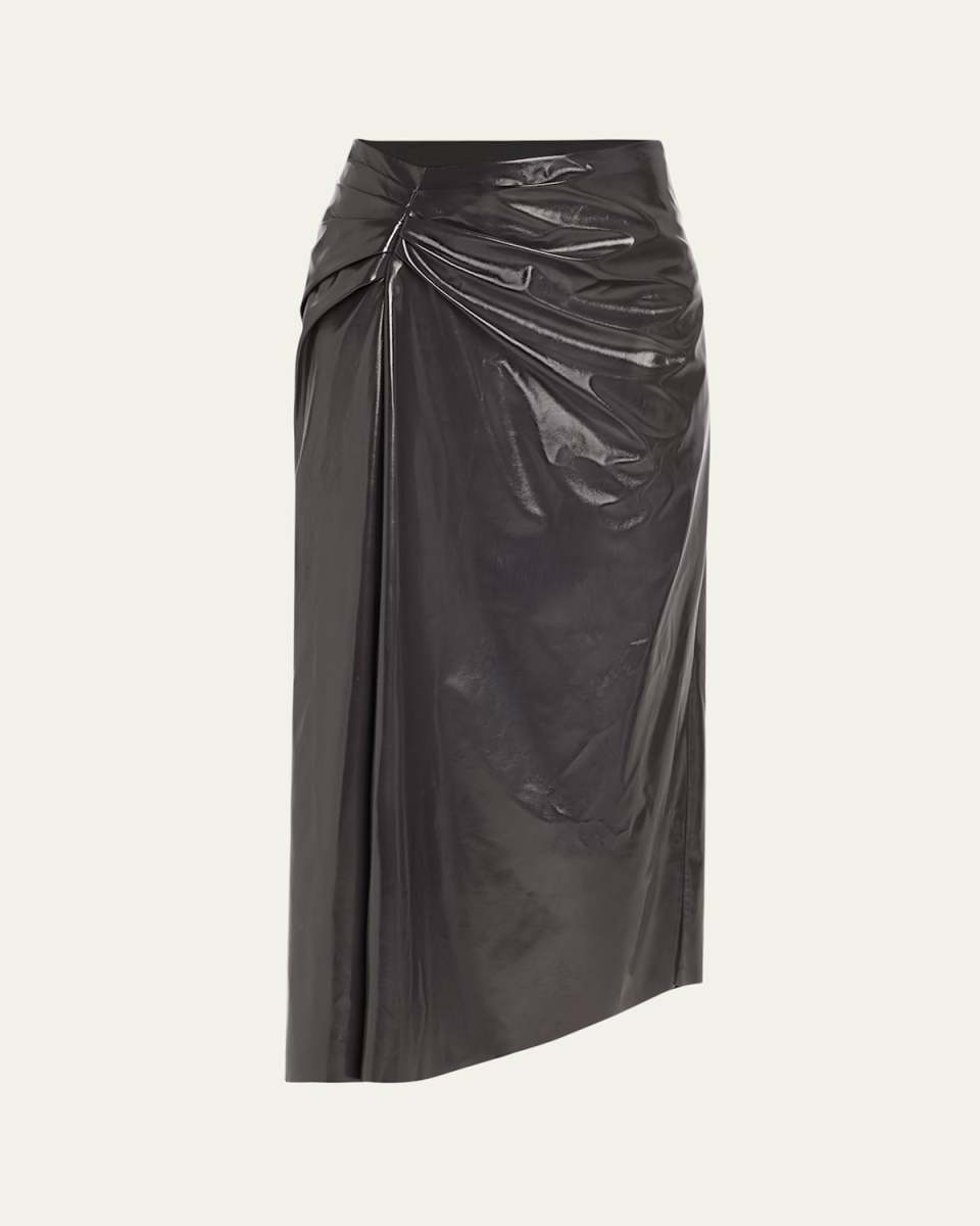 Tessa Vegan Leather Midi Skirt